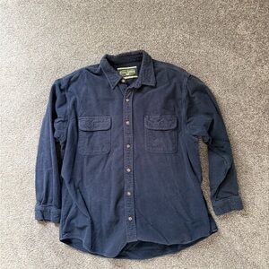 Field & Stream Vintage Men's Navy Button-Front Shirt